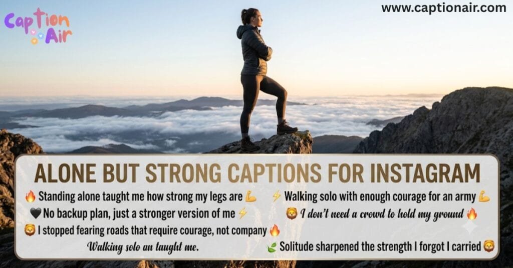 Alone but Strong: Solo traveler sitting on a mountain with a scenic view