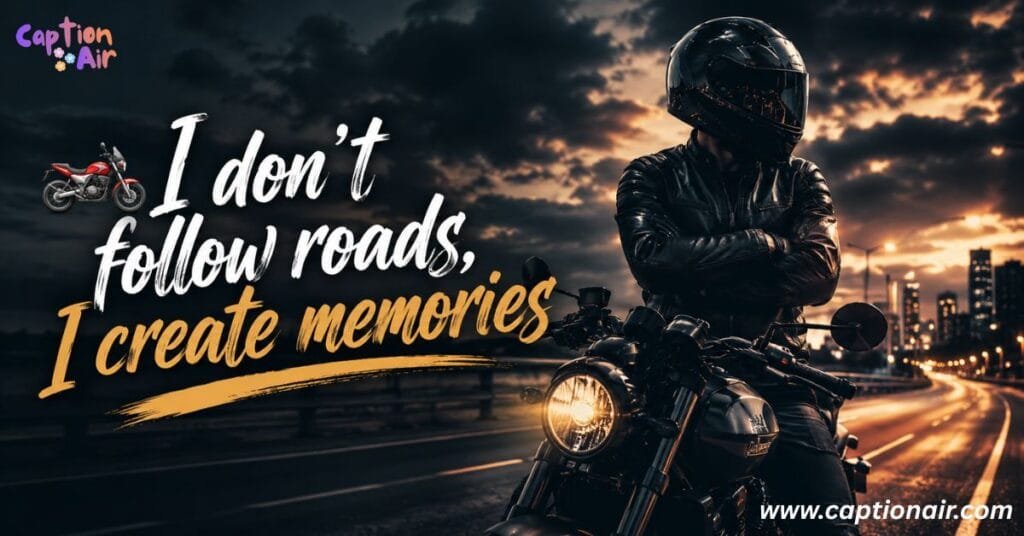 Attitude Captions for Bike Lovers