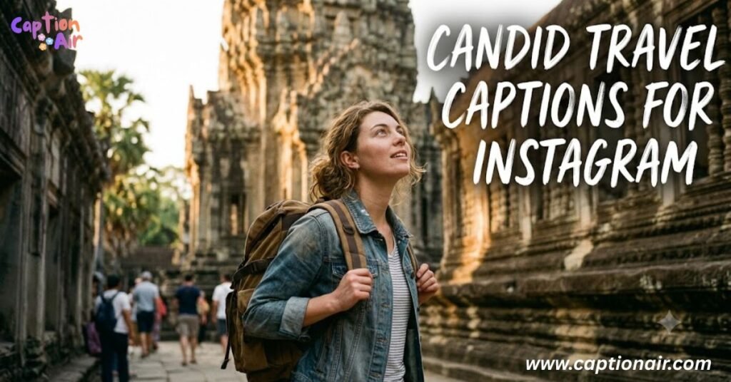 Candid Travel Captions for Instagram
Candid Pic Captions