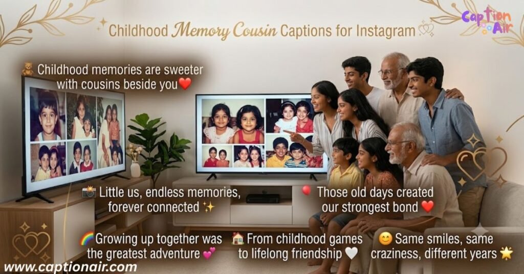Childhood Memory Cousin Captions for Instagram