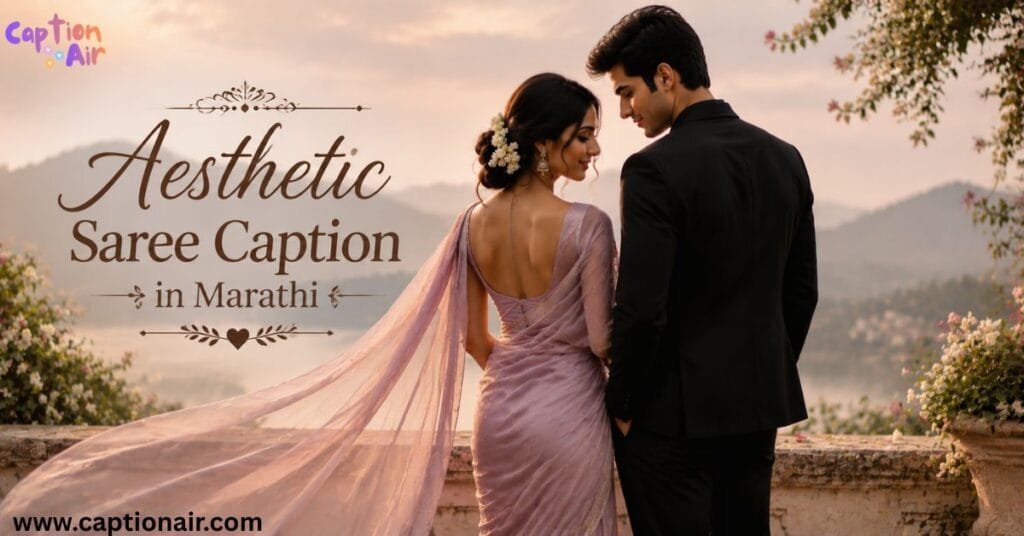 Love Saree Caption for Instagram in Marathi