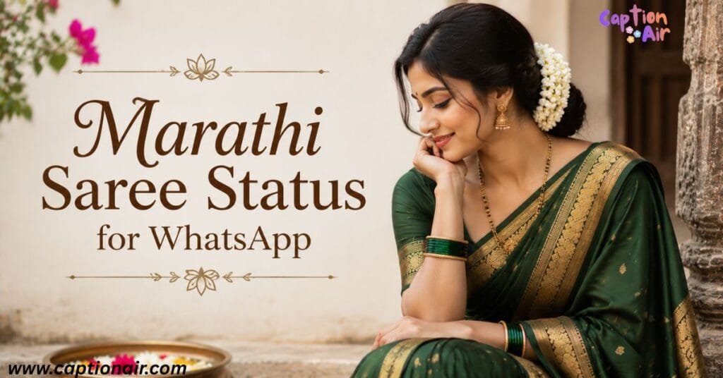 Marathi Saree Status for WhatsApp