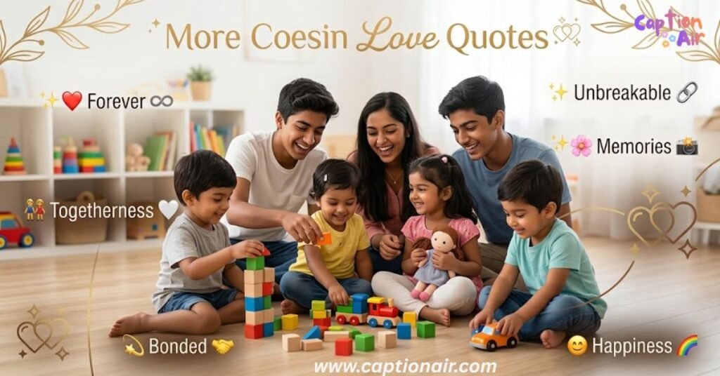 One Word Cousin Captions for Instagram