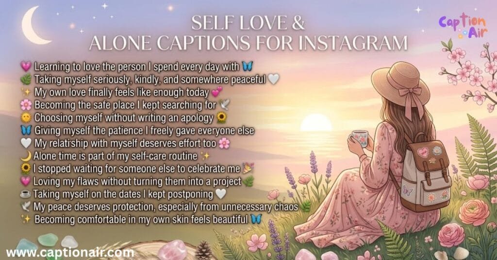 Self Love & Alone: Woman enjoying coffee alone during a quiet self-love moment