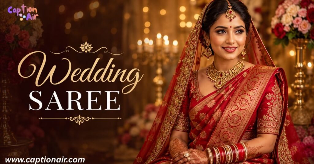 Wedding Saree Caption for Instagram in Hindi