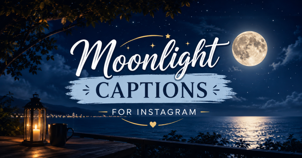 Moonlight Captions for Instagram
Moon Captions for Instagram