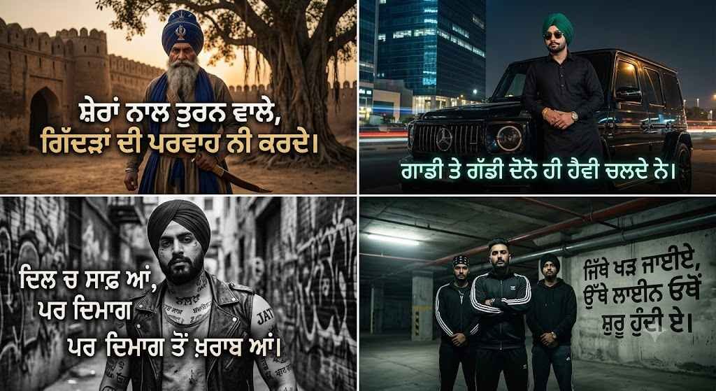 Punjabi Attitude Captions for Instagram