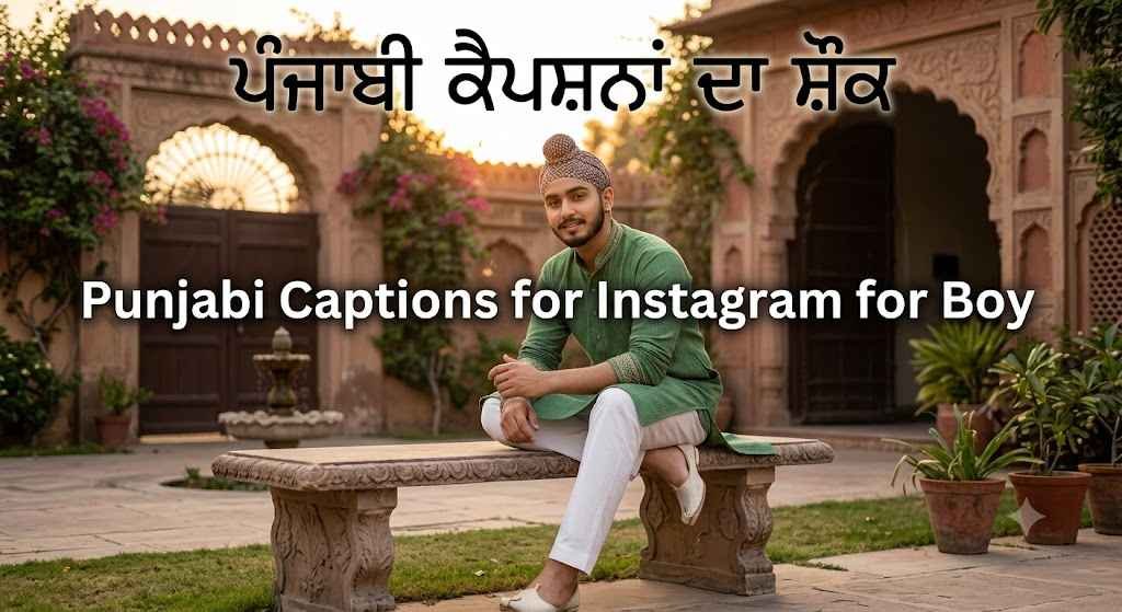 Punjabi Captions for Instagram for Boy