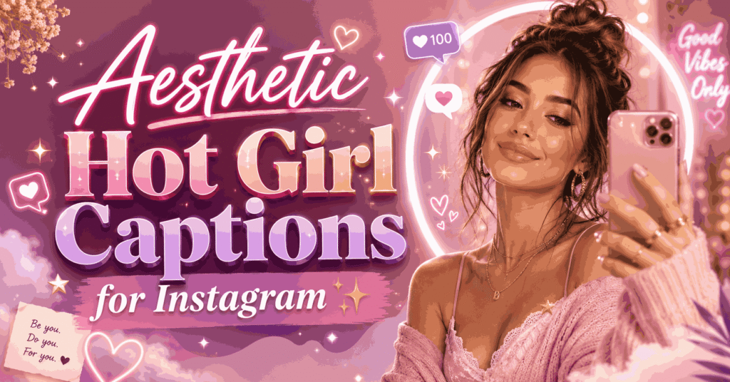Aesthetic Hot Girl Captions for Instagram ✨
