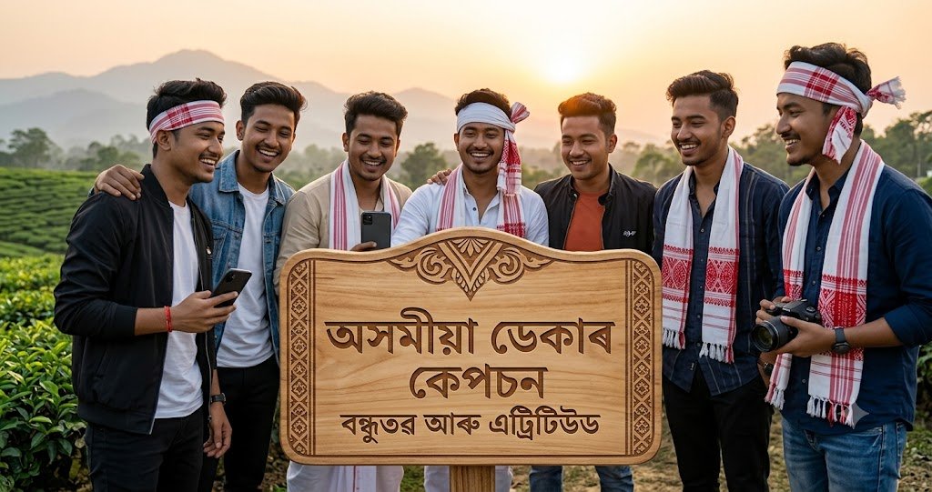 Assamese Captions for Boys