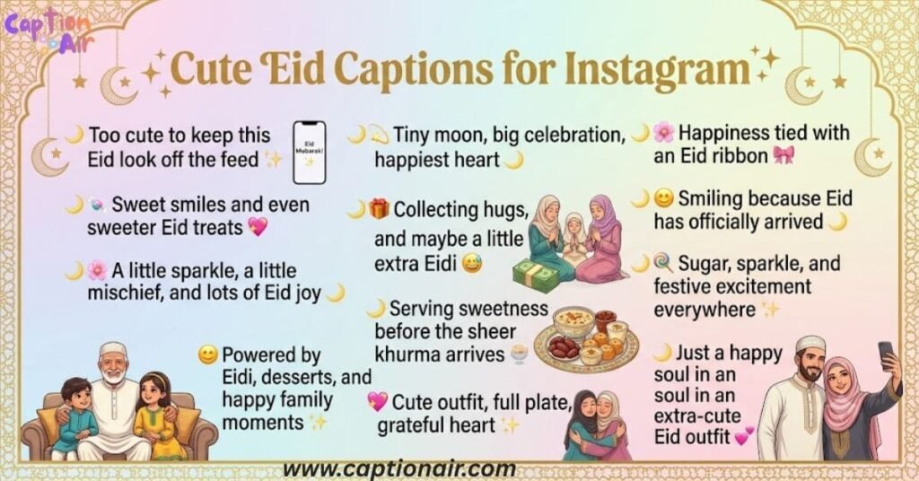 Cute Eid Captions