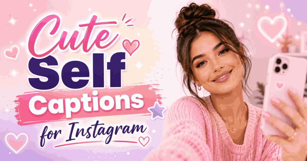 Cute Self Captions for Instagram