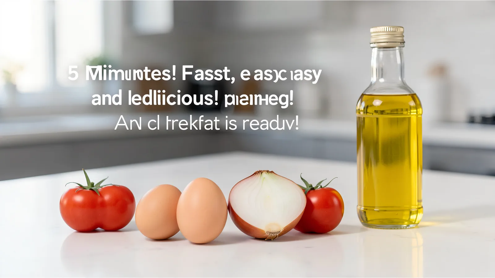 5 minutes! Fast, easy and delicious! And breakfast is ready!