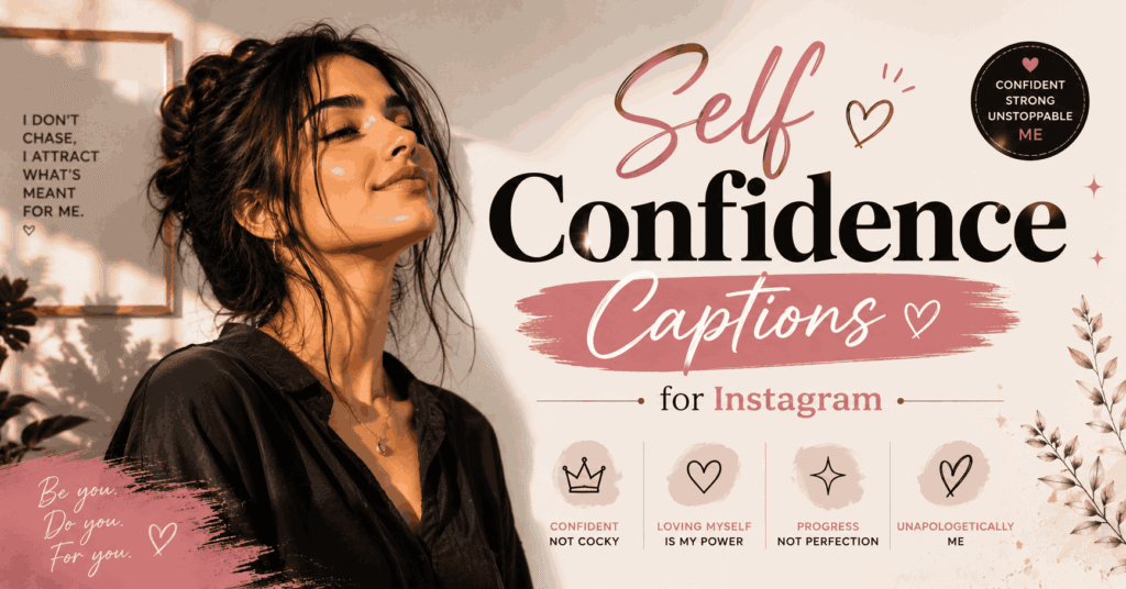 Self Confidence Captions for Instagram