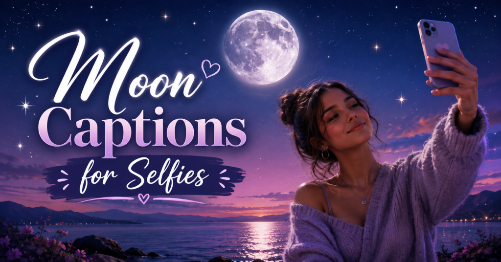 Moon Captions for Selfies